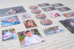 5 imanes de Nevera Estilo Instantáneas